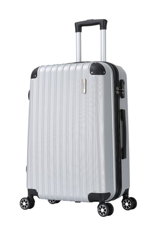 Set de 3 valises Corner (S/M/L) - 55/65/75 cm - Gris silver