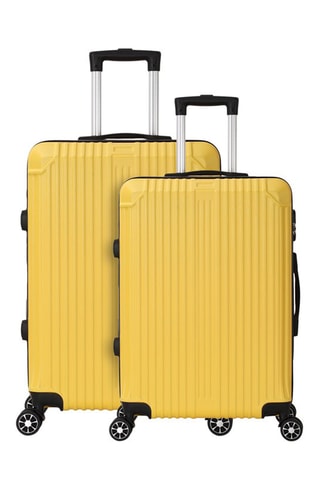 Valise semaine et valise grand volume Adria (M/L) - 65/75 cm - Moutarde