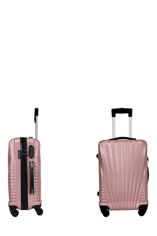Valise semaine Elegance (M) - 65 cm - Rose gold