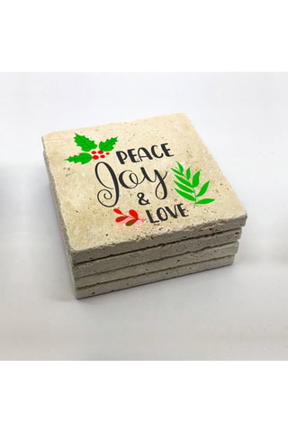 4 bases de copos - 10 x 10 cm
