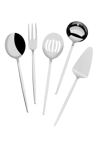 5 utensílios de molhos em aço inoxidável