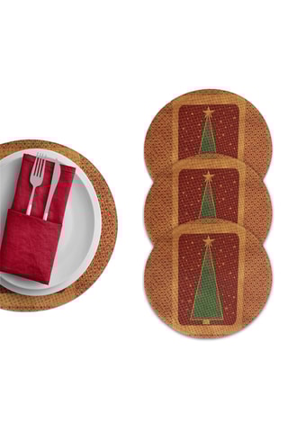 4 individuais de mesa - 37 cm
