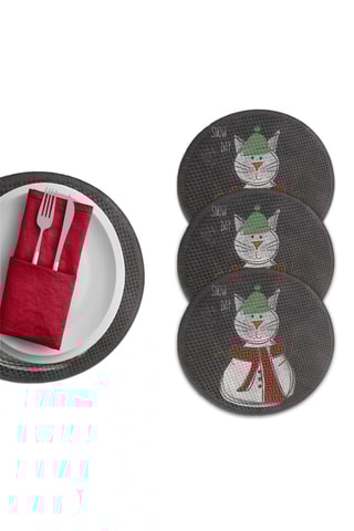 4 individuais de mesa - 37 cm