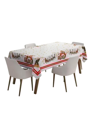 Toalha de mesa retangular - Branco - 160 x 220 cm