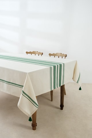 Toalha de mesa retangular - Verde - 160 x 220 cm