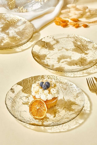 6 pratos de sobremesa - 21 cm