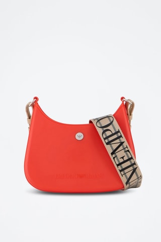 Sac bandoulière - Rouge et beige - Emporio Armani
