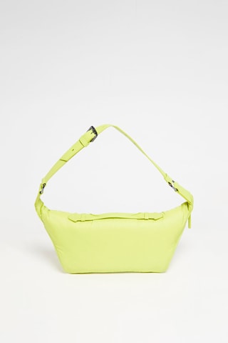 Sac banane en cuir  - Vert citron 