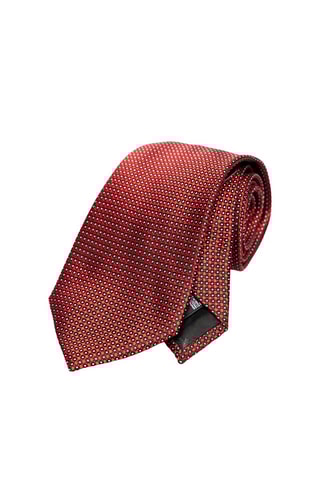 Cravate en soie - Rouge 