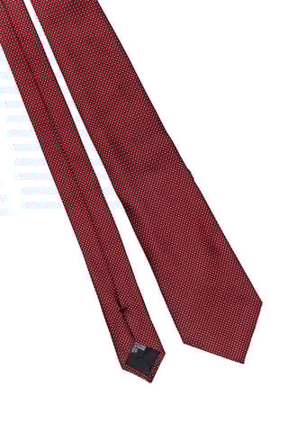 Cravate en soie - Rouge 