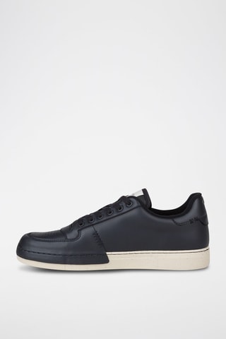 Baskets en cuir - Noir - Emporio Armani