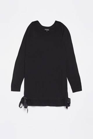 Pull en laine vierge Emporio Armani - Noir