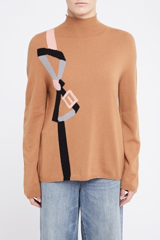 Pull en cachemire - Camel 
