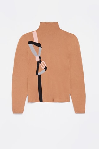 Pull en cachemire - Camel 
