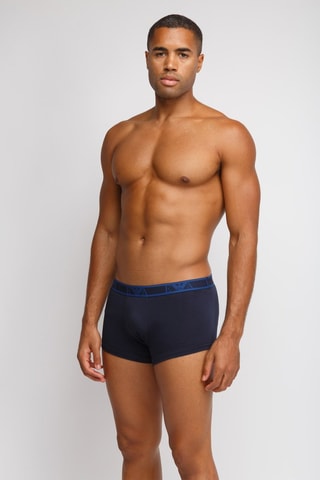 3 boxers - Vert citron et bleu - Emporio Armani