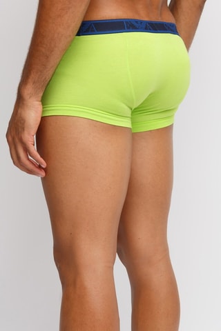3 boxers - Vert citron et bleu - Emporio Armani