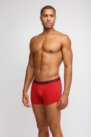 3 boxers - Gris, rouge et noir - Emporio Armani