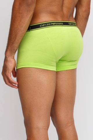 3 boxers - Gris et vert citron - Emporio Armani
