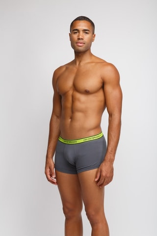 3 boxers - Gris et vert citron - Emporio Armani