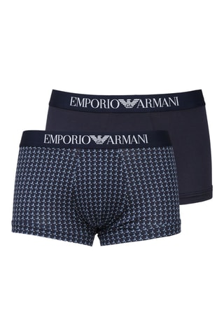2 boxers - Bleu marine et gris - Emporio Armani