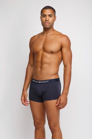 2 boxers - Bleu marine et gris - Emporio Armani
