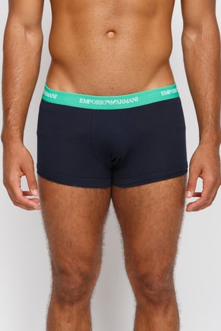 2 boxers - Bleu marine et rouge - Emporio Armani