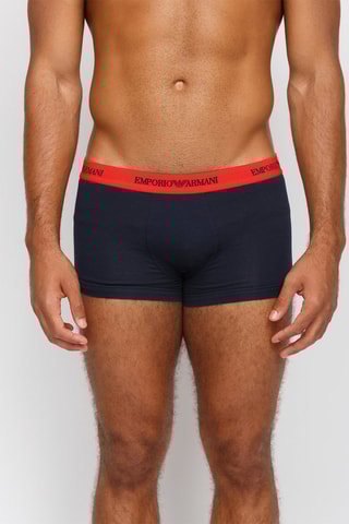 2 boxers - Bleu marine et rouge - Emporio Armani