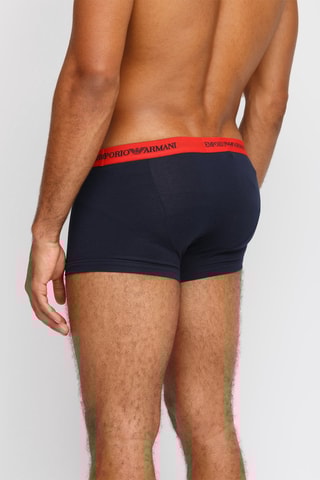 2 boxers - Bleu marine et rouge - Emporio Armani