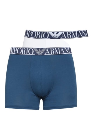 2 boxers - Bleu marine et blanc - Emporio Armani