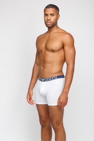 2 boxers - Bleu marine et blanc - Emporio Armani