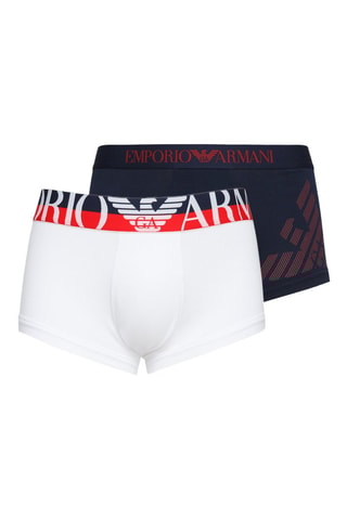 2 boxers - Blanc et bleu marine - Emporio Armani