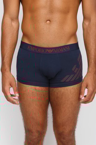2 boxers - Blanc et bleu marine - Emporio Armani