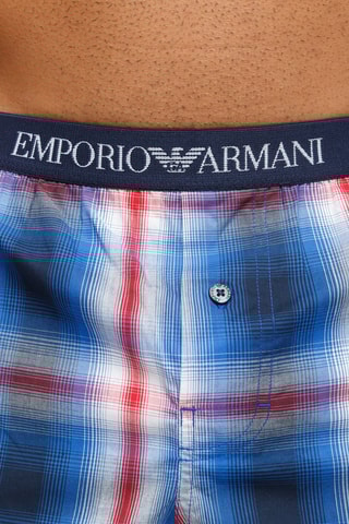 Caleçon - Bleu et rouge - Emporio Armani