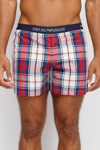 Caleçon - Rouge et bleu - Emporio Armani