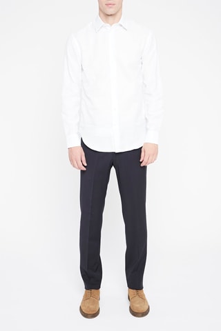 Chemise regular  - Blanc - Emporio Armani