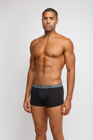 3 boxers - Rouge, gris foncé et noir - Emporio Armani