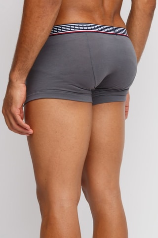 3 boxers - Rouge, gris foncé et noir - Emporio Armani