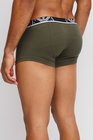 3 boxers - Noir, gris et vert - Emporio Armani