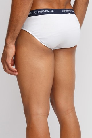 2 slips - Blanc et bleu marine - Emporio Armani