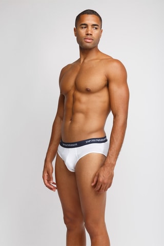 2 slips - Blanc et bleu marine - Emporio Armani