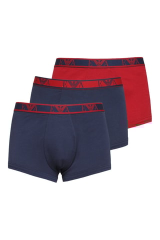 3 boxers - Rouge et bleu marine - Emporio Armani