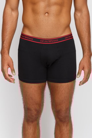 3 boxers - Vert clair et noir - Emporio Armani