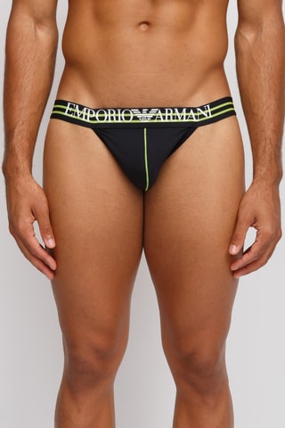 Slip ouvert - Noir - Emporio Armani