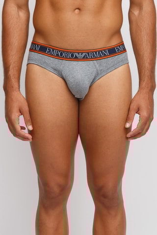 Slip - Gris clair chiné - Emporio Armani