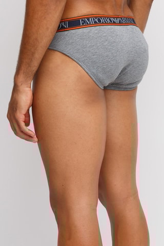 Slip - Gris clair chiné - Emporio Armani