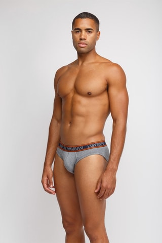 Slip - Gris clair chiné - Emporio Armani