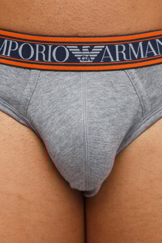 Slip - Gris clair chiné - Emporio Armani