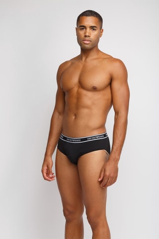 2 slips - Noir et bleu canard - Emporio Armani