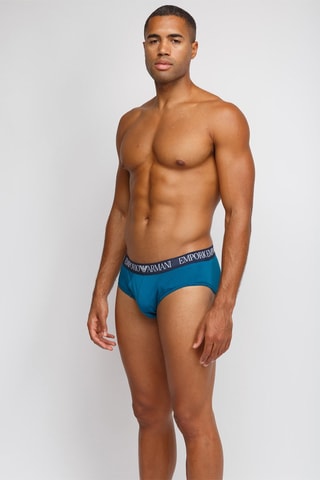 2 slips - Bleu canard et rouge - Emporio Armani