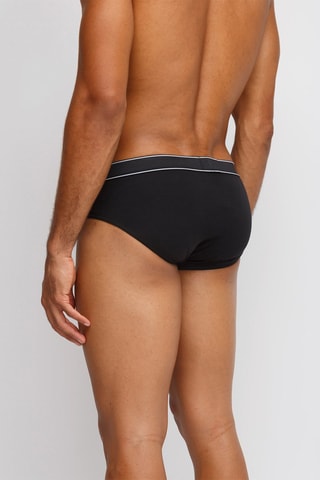 2 slips - Noir et rouge - Emporio Armani
